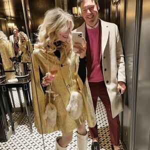 Luxurious Gold Women's Cape by [Brand]